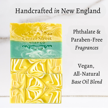 Load image into Gallery viewer, Honeysuckle Vegan Handmade Soap Bar - 4oz
