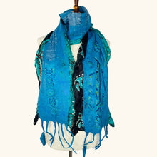 Load image into Gallery viewer, Sari Collage Scarf: Light Gray
