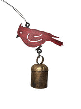 Load image into Gallery viewer, Cardinal ornament Wind Chime cute gifts impulse buy Winter
