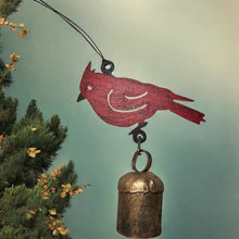 Load image into Gallery viewer, Cardinal ornament Wind Chime cute gifts impulse buy Winter
