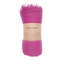 Load image into Gallery viewer, Boho Scarf - Berry
