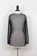 Load image into Gallery viewer, Mesh Dots Tee: Black / Medium
