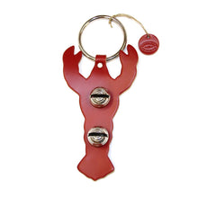 Load image into Gallery viewer, Designer Door Chimes - Lobster: Blue / Brass
