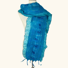Load image into Gallery viewer, Sari Collage Scarf: Light Gray
