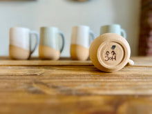 Load image into Gallery viewer, Handmade Tall Round-Bottom Mug - : Buff mint
