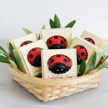Load image into Gallery viewer, Ladybug Handmade Soap Bar for Kids VEGAN COLD PROCESS

