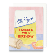 Load image into Gallery viewer, Belated Birthday Greeting Card | Missed Your Birthday Card
