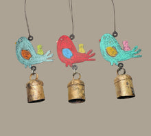 Load image into Gallery viewer, Bird Wind Chime cute ornaments Mother's Day Gift bell Mama
