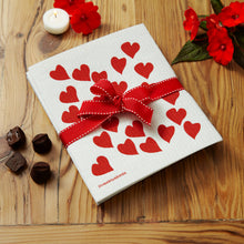 Load image into Gallery viewer, Love Ya on White Swedish Dishcloth
