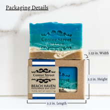 Load image into Gallery viewer, Beach Haven Customizable Summer Handmade Bar Soap - 4oz
